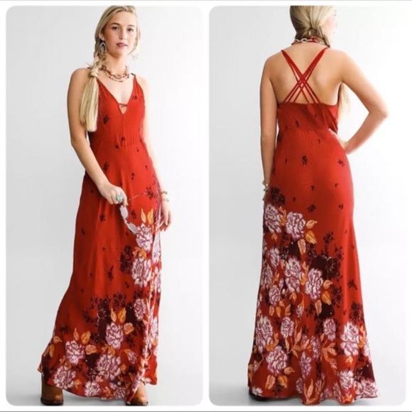Free People GET TO YOU MAXI DRESS NWT - Picture 7 of 12